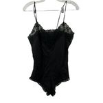 Vintage Teddy Black Nylon Lace Medium Romper Photo 8