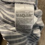 Old Navy  Romper Womens Large Linen Shorts Striped Blue White Pockets Beach Coast Photo 3