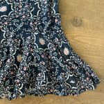 Free People  zip back fit flare ruffle printed mini dress Photo 4