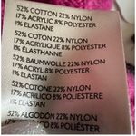 Free People Everyday Cloud Hot Pink pullover Cable Knit Soft Sweater size Small Photo 7