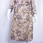 Pendleton  silk floral print wrapped dress, size‎ petite 4 Photo 14