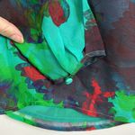 J.Crew | Bold Floral Silk Blouse sz 00 Photo 2