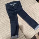 Bebe  Women's Navy and Blue Jeans Photo 1