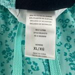 Reebok  Blue Green Floral Elastic Drawstring Waist Activewear Short Women's XL Photo 5