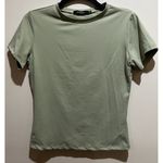3~Trendy Queen Women's Basic T Shirts Short Sleeve Tops, Slim Fit Workout ~ Med. Green Photo 5