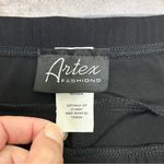 Artex Fashion Black Pull On Buckle Cargo Cropped Jogger Pants Stretch NWT Small Photo 8