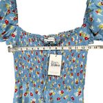 Faithfull the Brand Faithful The Brand Castilo Midi Dress 6 Jasmin Floral Smock Milkmaid Cottage NEW Photo 6