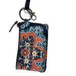 Vera Bradley Zip ID Case Card Coin Purse Bag Mini Wallet Key Chain With Lanyard Photo 6