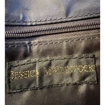 Jessica McClintock Vintage  Purse Brown Envelope Purse Chain Strap Pocket Photo 2