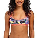 Tyr. Womens Enso Trinityfit Bikini Top Strappy Geometric Colorful Pink XL (14/16) Photo 0