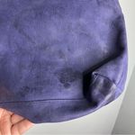 Noonday collection blue‎ purple leather tote bag Photo 4