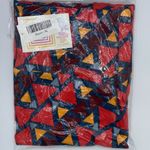 LuLaRoe NEW! $35  AZURE Skirt XL Bright Geometric Triangles Photo 5