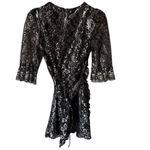 H&M x The Vampire's Wife Black Lace Mini Dress Size S Party Cocktail Photo 4
