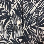Jaclyn Smith Vintage  Button Up Leaf Pattern Size Small Blouse Photo 2