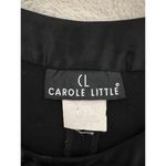 Carole Little Womens Black Tunic Top W/ Satin Bow Detail Size 12 Photo 5