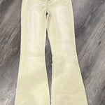 Urban Outfitters  Cream Fluffy Trim Pants Photo 0