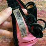 PINK - Victoria's Secret VICTORIAS SECRET PINK BLACK VELVET STRAPPY CROSSBACK BRALETTE Photo 2