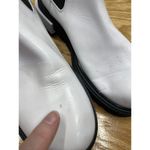 Frame Luxe Moda Chelsea Ankle Boots Women's 6.5 White Mid-Calf Round Toe S44 Photo 2