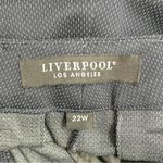 Liverpool Los Angeles Navy Cropped Trouser Size 22W Stretch Wide Leg Dress Pants Blue Photo 8