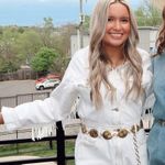 Le lis Fringe Denim Romper Photo 1