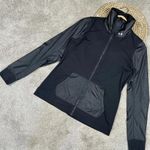 Under Armour Women’s Fitness Sweatshirt Studio Essential Jacket Full Zip Black M Photo 3