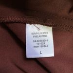 Saint Moon Satin Silky Asymmetric draped Open Back Mini Dress Brown Size L Photo 7