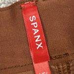 Spanx Pants Womens Large Petite Rust Brown Stretch Wide Leg Crop Casual 20312Q Photo 2