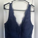 Anthropologie BHLDN Hitherto x  Fleur Dress, size 10, navy blue tulle and lace Photo 5