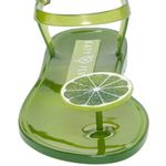 Katy Perry The Geli Lime Green Ankle Strap Jelly Sandals Lime Embellishment Size 5 Photo 2