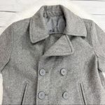 Aeropostale Gray Pea Coat Double Breasted Jacket Photo 3