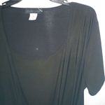 American City Wear  2X Black Nylon Side Swag Jewel Bar Top Plus Photo 2