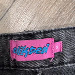 Edikted  Jeans Low-Rise Black Washed Wide-Leg M Photo 3