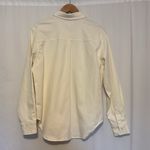 Good American Denim Fitted Shirt in Cloud White size Large NWT Photo 7