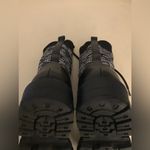 Guess women black faux leather knit combat boots Size 6.5 Photo 7