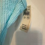 Aerie  NWT One piece Full Coverage Swimsuit Light Blue Small Beach Tropical Photo 1