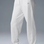 Alo Yoga White Alo Accolade Sweatpants Yoga Photo 0