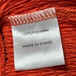 NWT Kikibell Orange Maxi Dress V Neck Flutter Sleeve, Tiered, Flowy, Boho Small‎ Photo 5