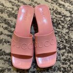 Gucci Rubber Logo Sandal Slipper size 38 Photo 1