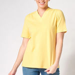 Denim & Co. Jersey V Photo 0