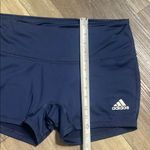 Adidas Blue Athletic Shorts Moisture-Wicking Mid-Thigh Photo 4