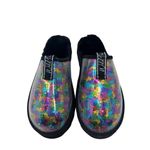 Wild Pair  Portia Colorful Sequin Faux Fur Insole Slippers Size 6.5 Photo 1