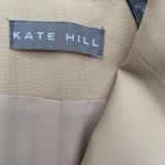 Kate Hill Woolmark Mocha 3 Button Fine Wool Blend Suit Blazer WM Size 4 Photo 9
