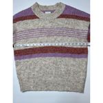 Heartloom  Oatmeal Heather/Lilac/Rust Laylana Crew Neck Pullover Sweater … Photo 3