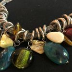 Ny Collection Chunky multi chain with colorful stones necklace NY Photo 2