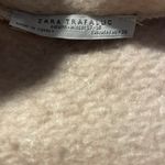 ZARA  Trafaluc Shirt Womens Small Sweater Beige Fuzzy Soft Basic Minimalist Modes Photo 1