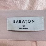 Aritzia Babaton Women's Pink Silky Satin High Waist Straight A-line Slip Skirt 0 Photo 3