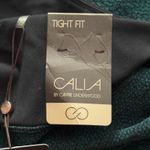 Calia by Carrie Calia Textured Leggings XL Caviar Deep Teal Snakeskin Activewear Athleisure Gym Photo 8