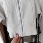 Lululemon  Scuba Full-Zip Cropped Hoodie sweatshirt Bone greige jacket Photo 6