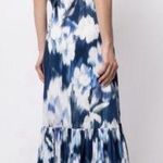 Sachin + Babi NEW NWT Camryn Midi Dress In Blue Ikat Floral Photo 1