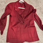 About A Girl Elegant Women's Burgundy Blazer large Photo 0